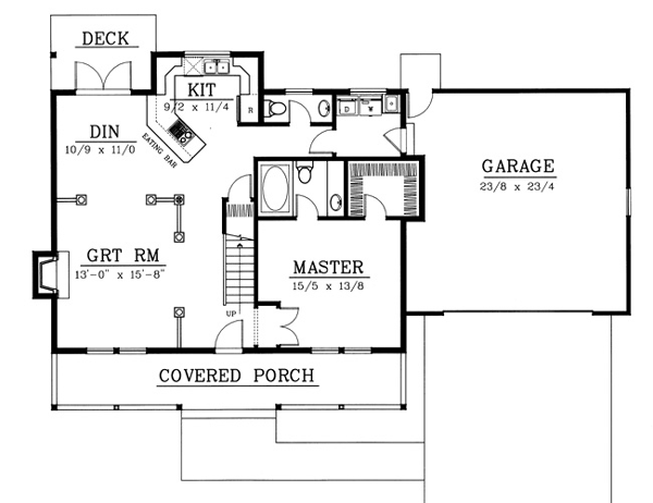 Cape Cod Country Level One of Plan 91631