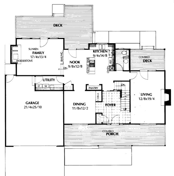 Country Ranch Level One of Plan 91659