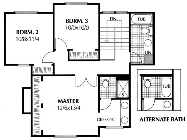 Contemporary Level Two of Plan 91660