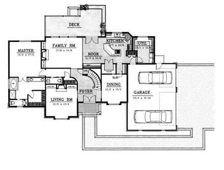 House Plan 91669 First Level Plan