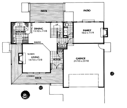 House Plan 91670 First Level Plan