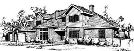 Traditional Elevation of Plan 91679