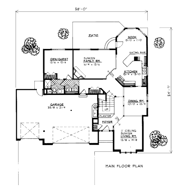 Traditional Level One of Plan 91813