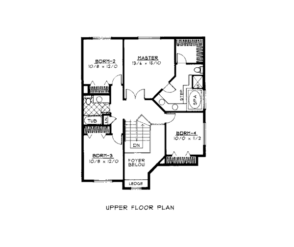 Traditional Level Two of Plan 91813