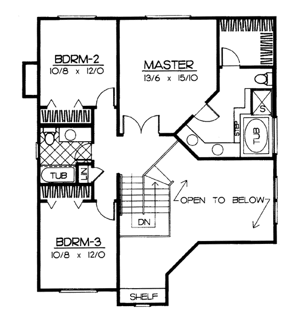 Contemporary Traditional Level Two of Plan 91816