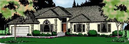 House Plan 91818 Elevation