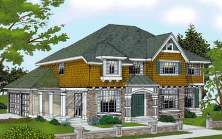 Bungalow Traditional Elevation of Plan 91824