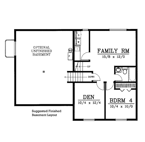 Bungalow Country Craftsman Level Two of Plan 91839