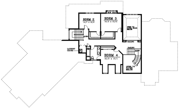 Country European Traditional Level Two of Plan 91856