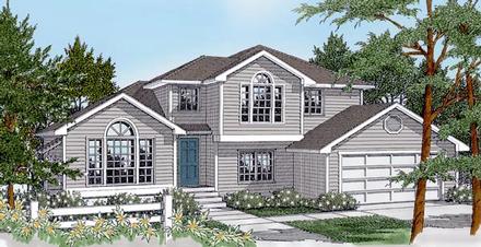 Traditional Elevation of Plan 91862