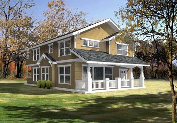 House Plan 91876 Elevation