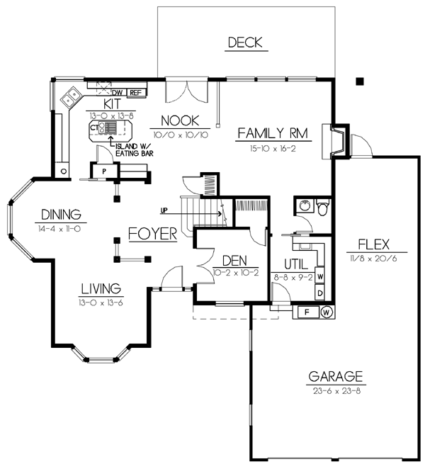 Traditional Level One of Plan 91893