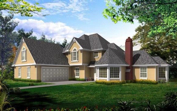 House Plan 91897 Elevation