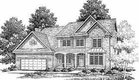 Country Farmhouse Elevation of Plan 92053