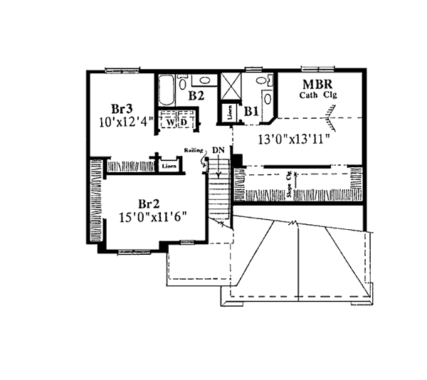 Bungalow Country Level Two of Plan 92060