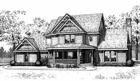 Bungalow Country Farmhouse Elevation of Plan 92218