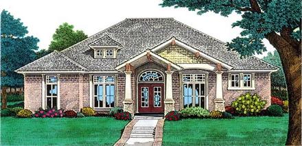 Bungalow Elevation of Plan 92227