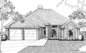 Traditional Elevation of Plan 92239