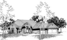 Traditional Elevation of Plan 92246