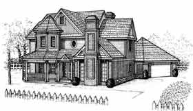 Victorian Elevation of Plan 92250