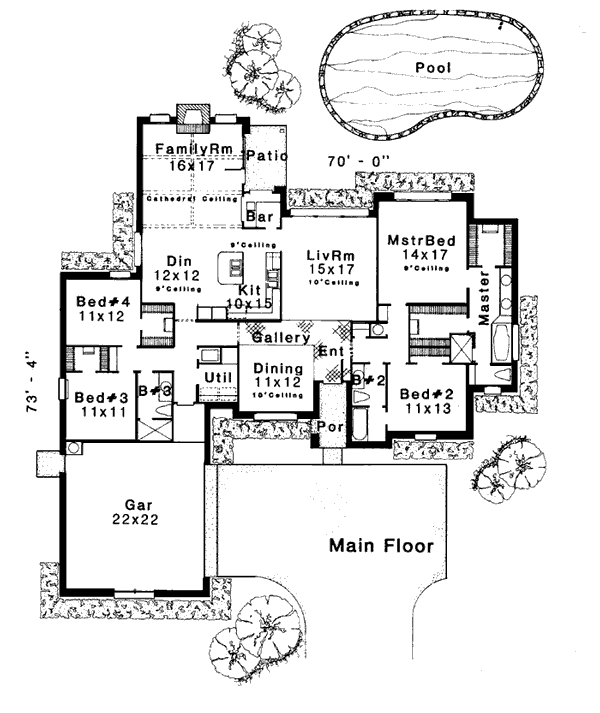 European Ranch Level One of Plan 92254