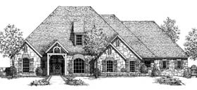 Bungalow European Elevation of Plan 92279