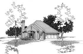 House Plan 92281 Elevation