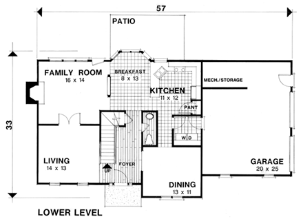 House Plan 92300 First Level Plan
