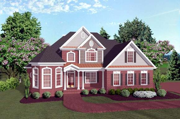 House Plan 92317 Elevation