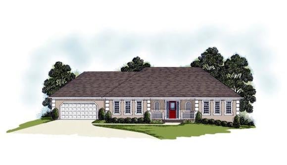 House Plan 92324 Elevation