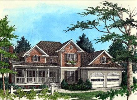 Country Traditional Elevation of Plan 92327