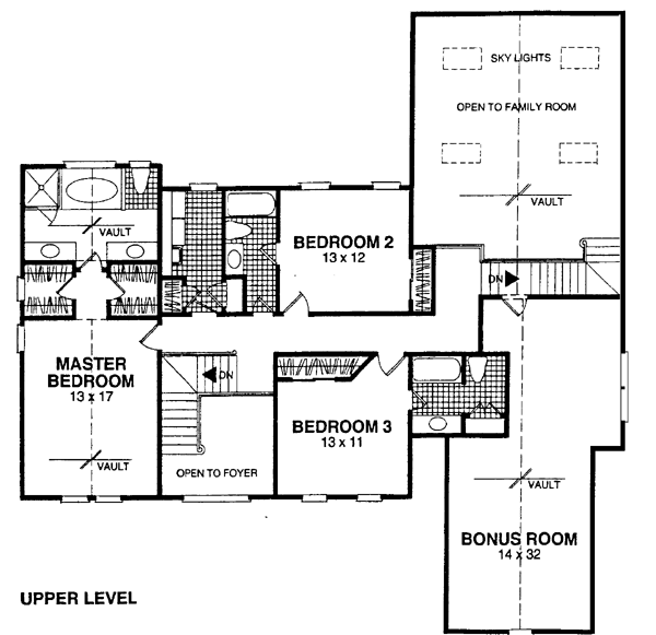 Farmhouse Level Two of Plan 92335