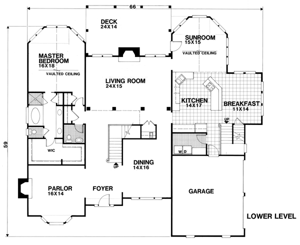 European Traditional Level One of Plan 92343