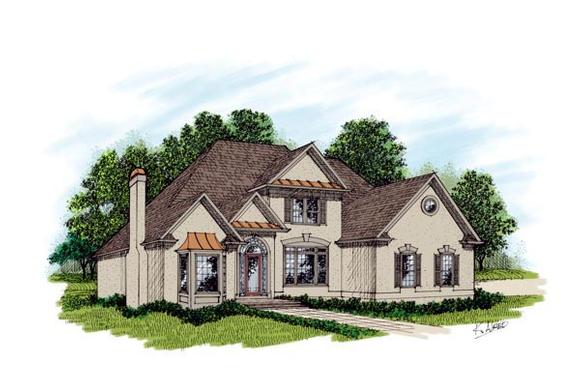 House Plan 92343 Elevation