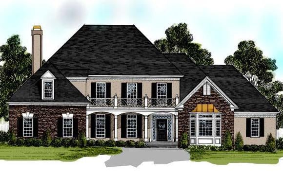 House Plan 92345 Elevation