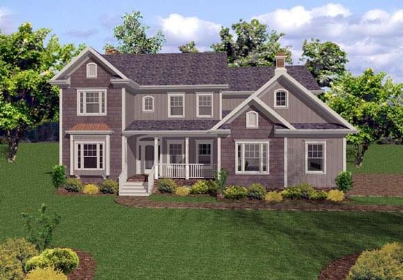 House Plan 92348 Elevation