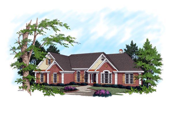  House  Plan 92364 with 3  Bed  3  Bath 