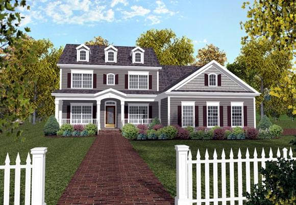 House Plan 92367 Elevation