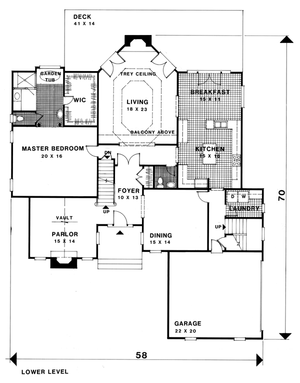 Traditional Level One of Plan 92370