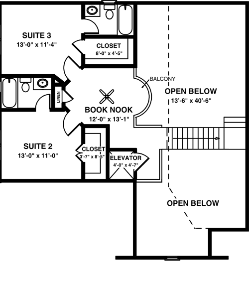 Country Craftsman Level Two of Plan 92375