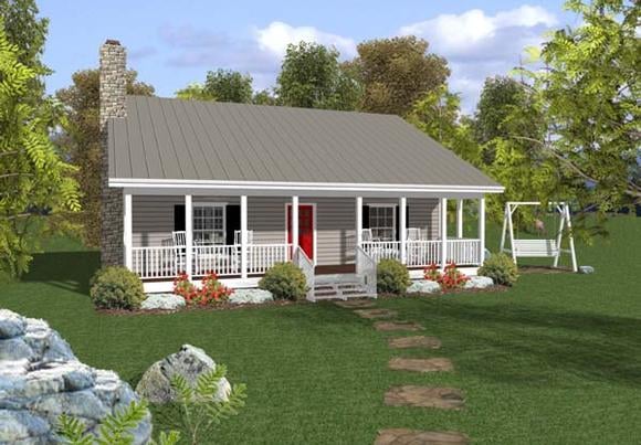 House Plan 92376 Elevation