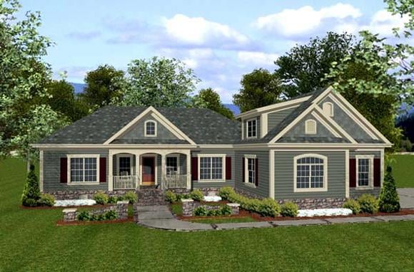 House Plan 92385 Elevation