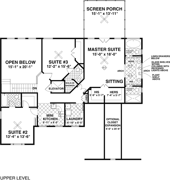 Craftsman Level Two of Plan 92386