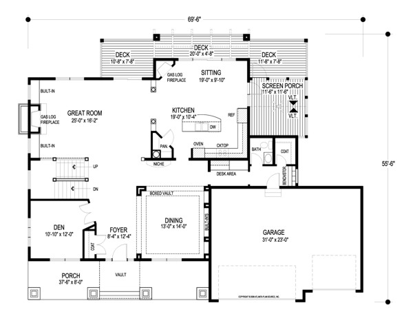 Craftsman Level One of Plan 92394