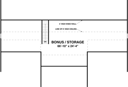 House Plan 92395 Second Level Plan