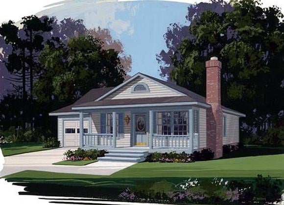 House Plan 92400 Elevation