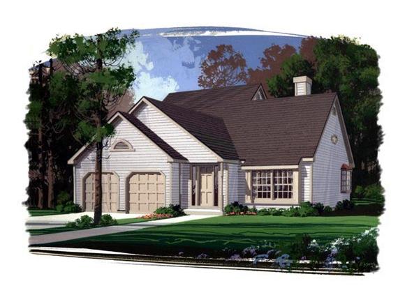 House Plan 92409 Elevation