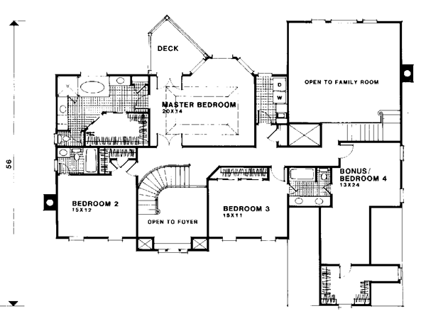 Colonial European Level Two of Plan 92412