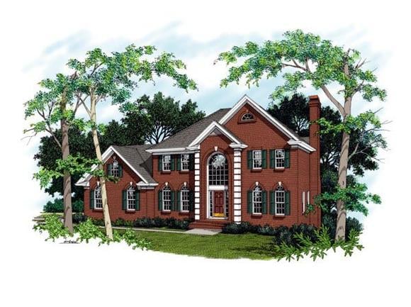 House Plan 92414 Elevation