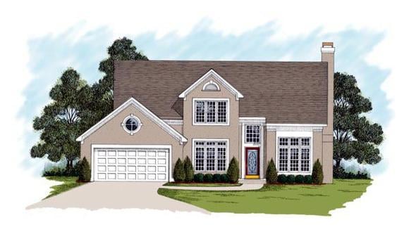 House Plan 92416 Elevation